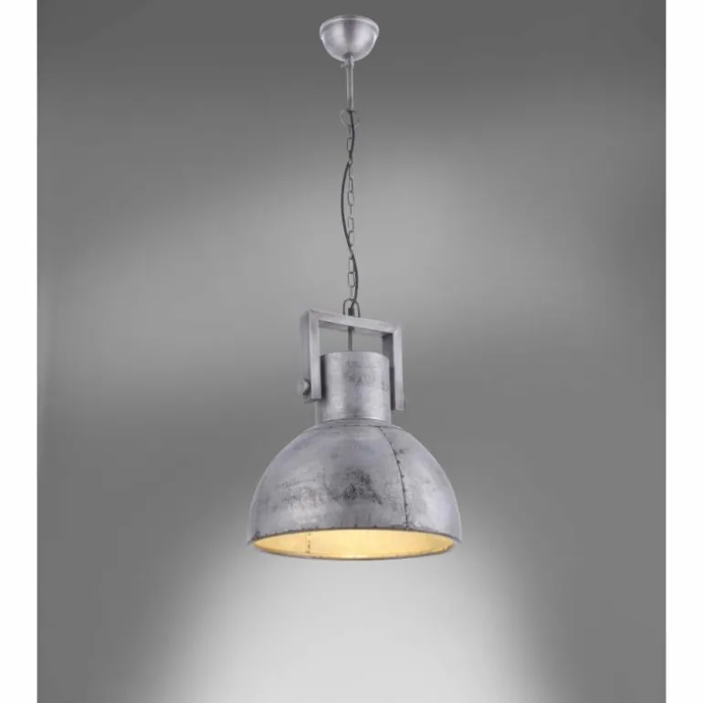 Suspension Leuchten-Direkt SAMIA Gris, 1 lumière