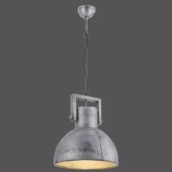 Suspension Leuchten-Direkt SAMIA Gris, 1 lumière