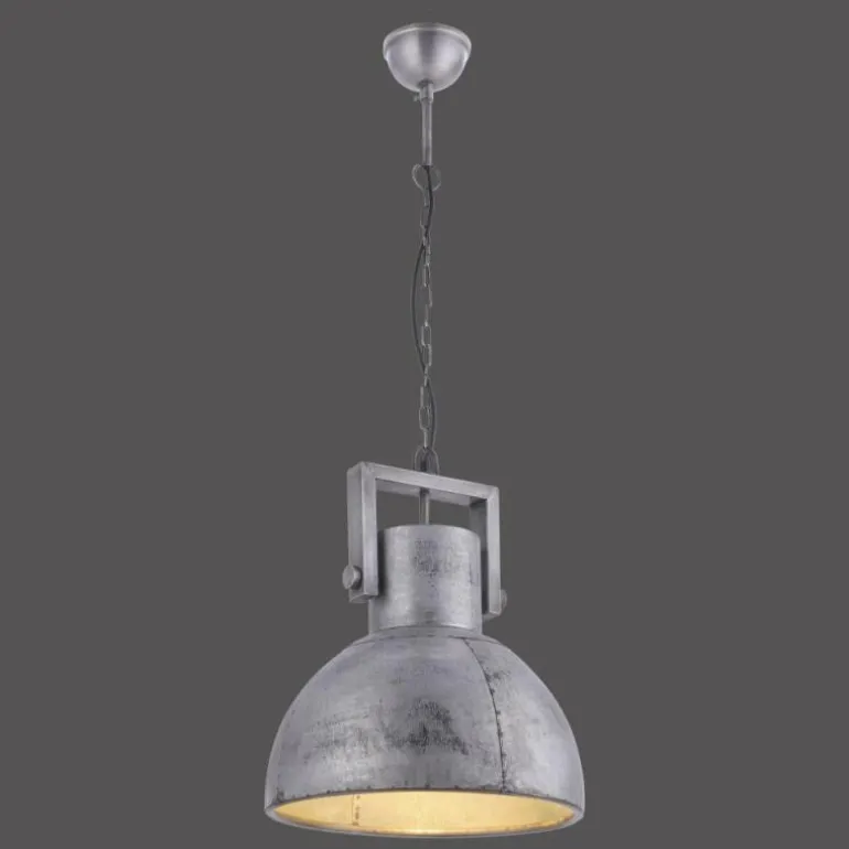 Suspension Leuchten-Direkt SAMIA Gris, 1 lumière