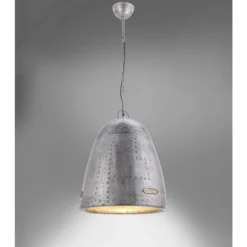 Suspension Leuchten-Direkt SAMIA Gris, 1 lumière
