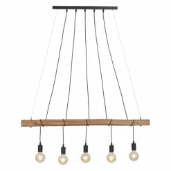 Suspension Leuchten-Direkt DAMIAN Noir, 5 lumières