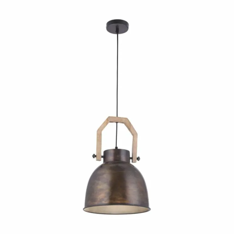 Suspension Leuchten-Direkt SAMIA Brun, 1 lumière