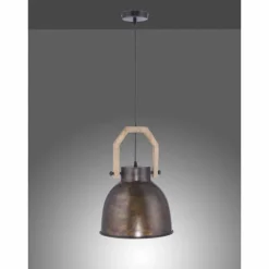 Suspension Leuchten-Direkt SAMIA Brun, 1 lumière