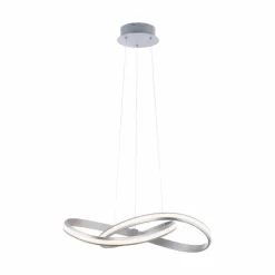 Suspension Leuchten-Direkt Ls-MELINDA LED Acier inoxydable, 1 lumière, Télécommandes, Changeur de couleurs
