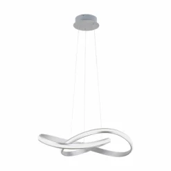Suspension Leuchten-Direkt Ls-MELINDA LED Acier inoxydable, 1 lumière, Télécommandes, Changeur de couleurs