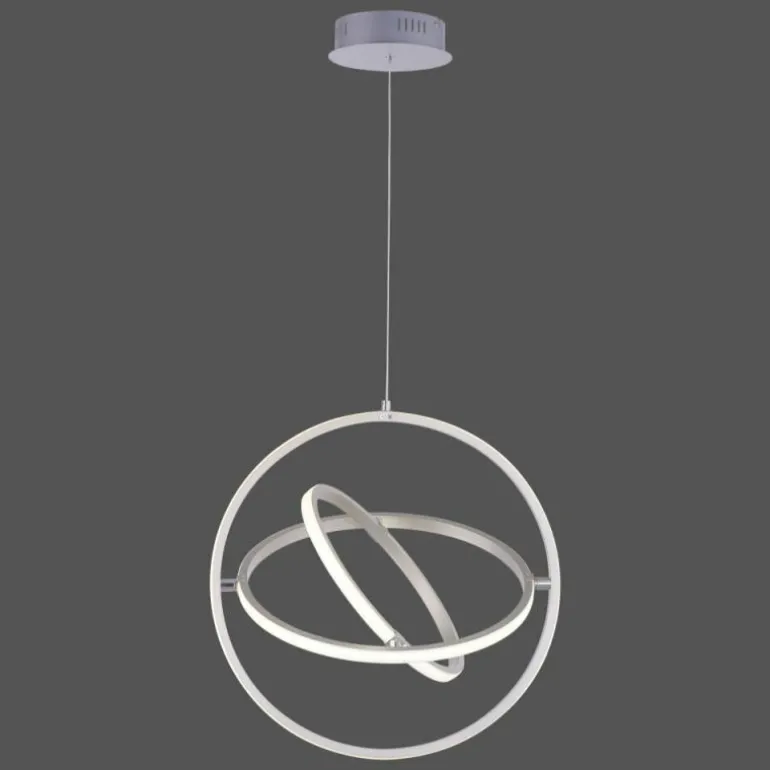 Suspension Leuchten-Direkt JELLA LED Nickel mat, 3 lumières