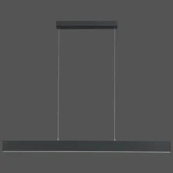 Suspension Leuchten-Direkt NILA LED Anthracite, 2 lumières, Télécommandes