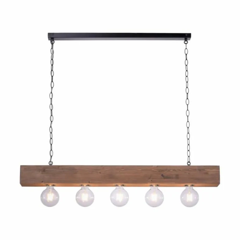 Suspension Leuchten-Direkt VANESSA Noir, 5 lumières