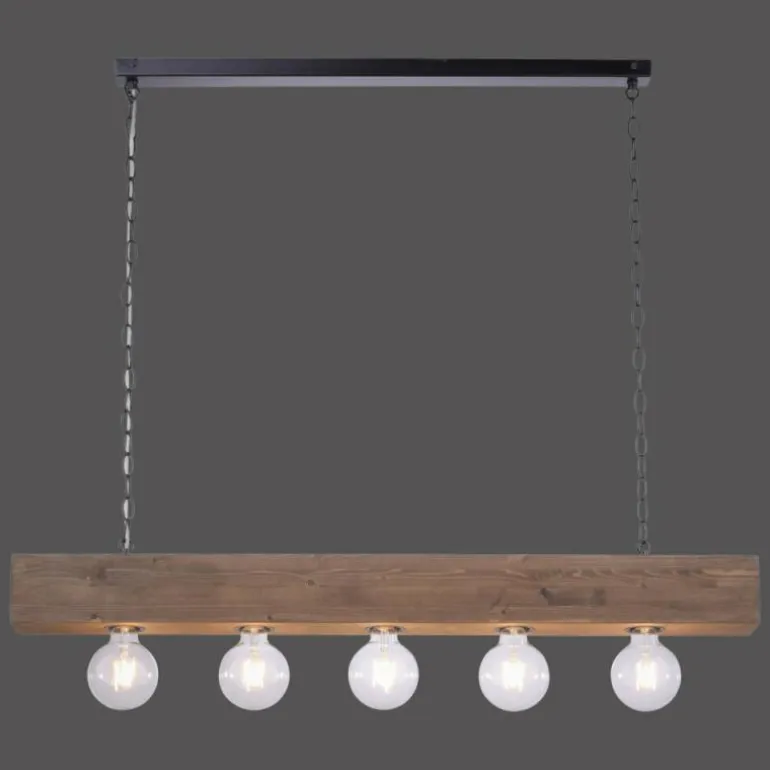 Suspension Leuchten-Direkt VANESSA Noir, 5 lumières