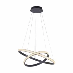 Suspension Leuchten-Direkt MUSA LED Noir, 2 lumières