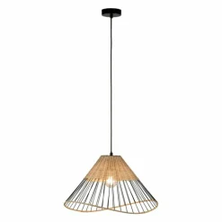Suspension Leuchten-Direkt REED Bois clair, 1 lumière