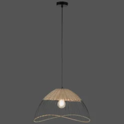 Suspension Leuchten-Direkt REED Bois clair, 1 lumière