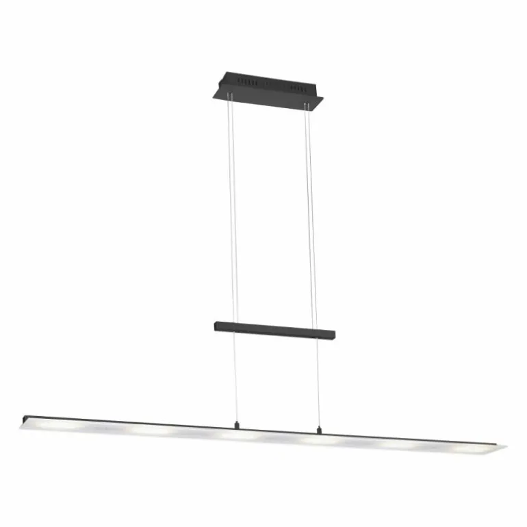 Suspension Leuchten-Direkt NELE LED Anthracite, 6 lumières