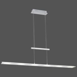 Suspension Leuchten-Direkt NELE LED Nickel mat, 6 lumières