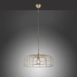 Suspension Leuchten-Direkt AMIR Laiton, 1 lumière