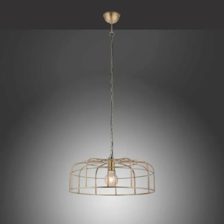 Suspension Leuchten-Direkt AMIR Laiton, 1 lumière