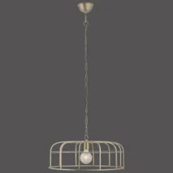 Suspension Leuchten-Direkt AMIR Laiton, 1 lumière