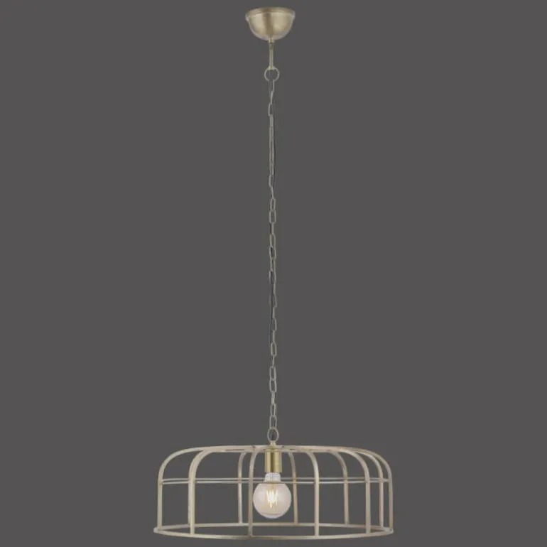 Suspension Leuchten-Direkt AMIR Laiton, 1 lumière