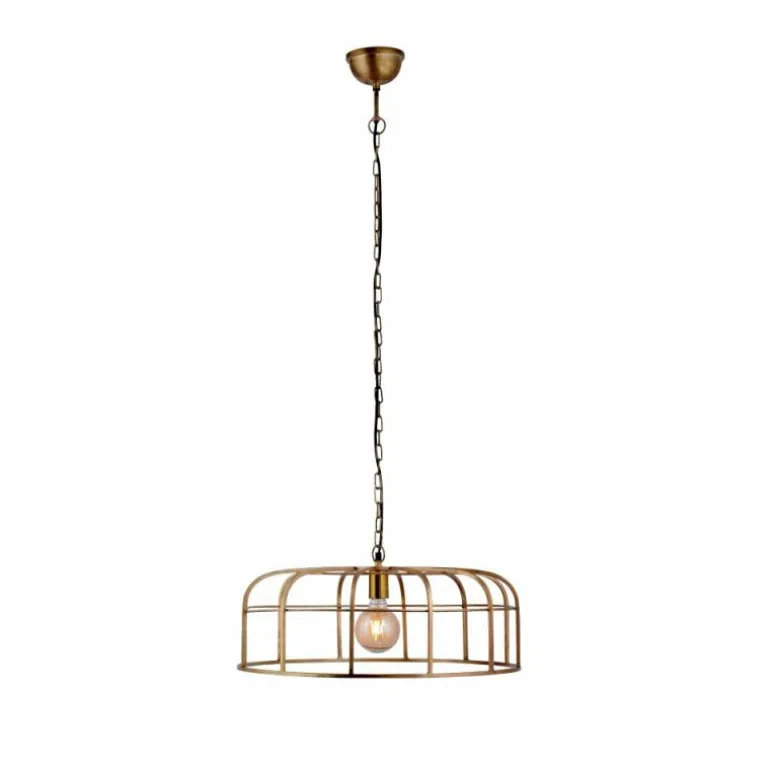 Suspension Leuchten-Direkt AMIR Laiton, 1 lumière