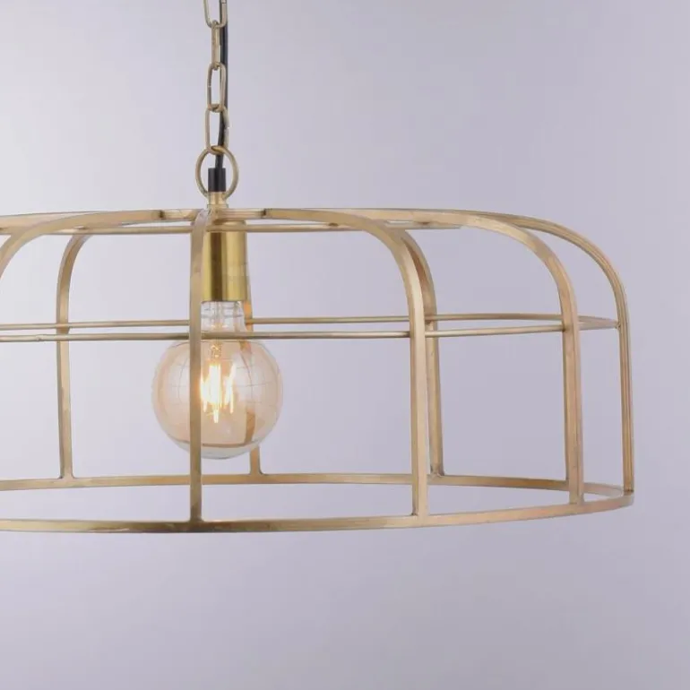 Suspension Leuchten-Direkt AMIR Laiton, 1 lumière