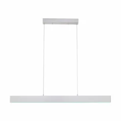 Suspension Leuchten-Direkt LOLAsmart-NILA LED Aluminium, 2 lumières, Télécommandes, Changeur de couleurs