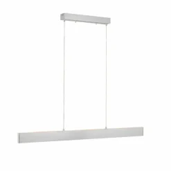 Suspension Leuchten-Direkt LOLAsmart-NILA LED Aluminium, 2 lumières, Télécommandes, Changeur de couleurs