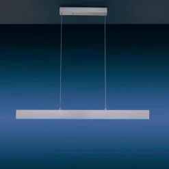 Suspension Leuchten-Direkt LOLAsmart-NILA LED Aluminium, 2 lumières, Télécommandes, Changeur de couleurs