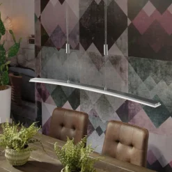 Suspension Leuchten-Direkt MARINA LED Acier brossé, 1 lumière