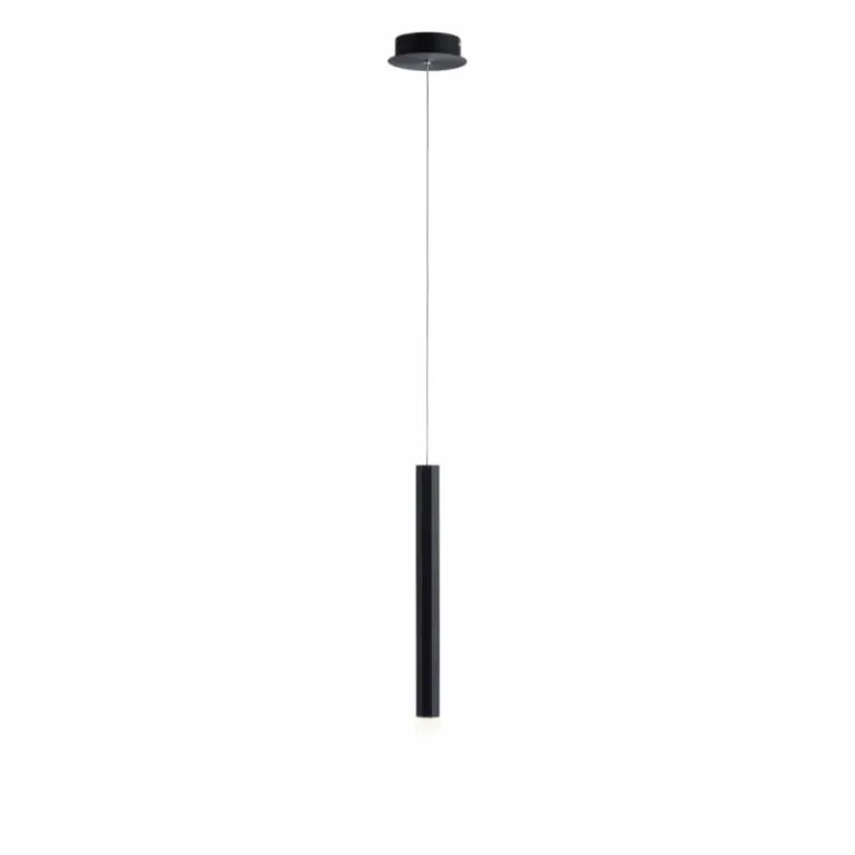 Suspension Leuchten-Direkt BRUNO LED Noir, 1 lumière
