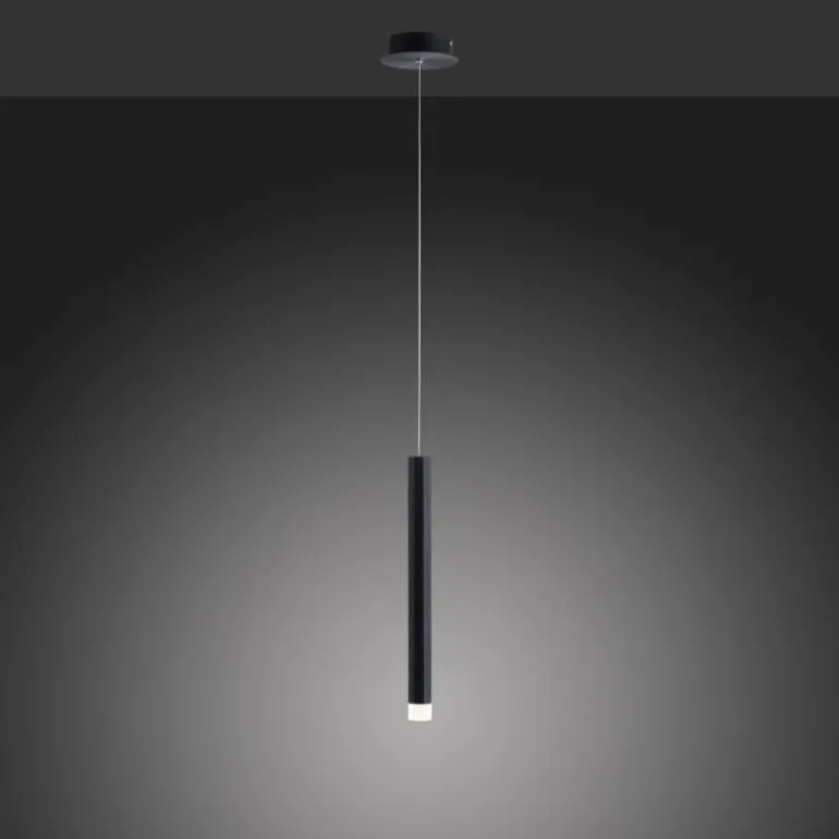 Suspension Leuchten-Direkt BRUNO LED Noir, 1 lumière