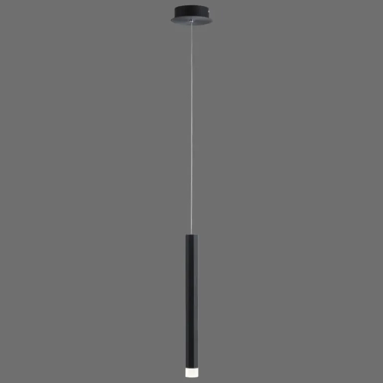 Suspension Leuchten-Direkt BRUNO LED Noir, 1 lumière
