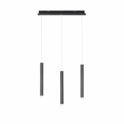 Suspension Leuchten-Direkt BRUNO LED Noir, 3 lumières
