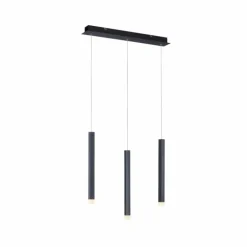 Suspension Leuchten-Direkt BRUNO LED Noir, 3 lumières