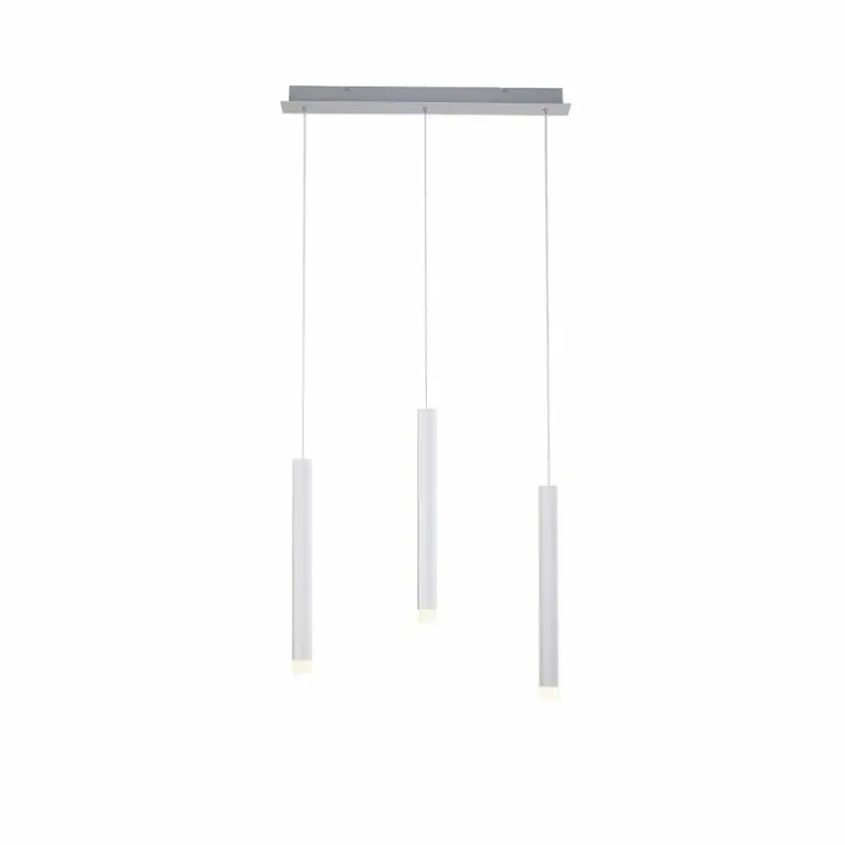 Suspension Leuchten-Direkt BRUNO LED Aluminium, 3 lumières