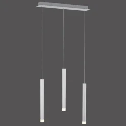 Suspension Leuchten-Direkt BRUNO LED Aluminium, 3 lumières