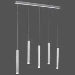 Suspension Leuchten-Direkt BRUNO LED Aluminium, 5 lumières