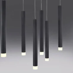 Suspension Leuchten-Direkt BRUNO LED Noir, 10 lumières