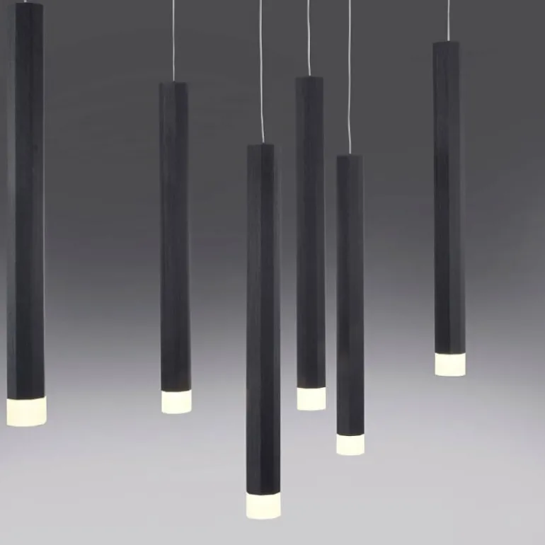 Suspension Leuchten-Direkt BRUNO LED Noir, 10 lumières