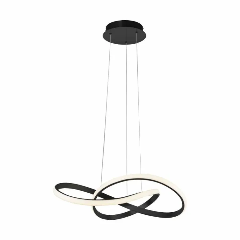 Suspension Leuchten-Direkt MARIA LED Noir, 1 lumière