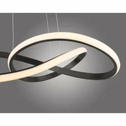 Suspension Leuchten-Direkt MARIA LED Noir, 1 lumière