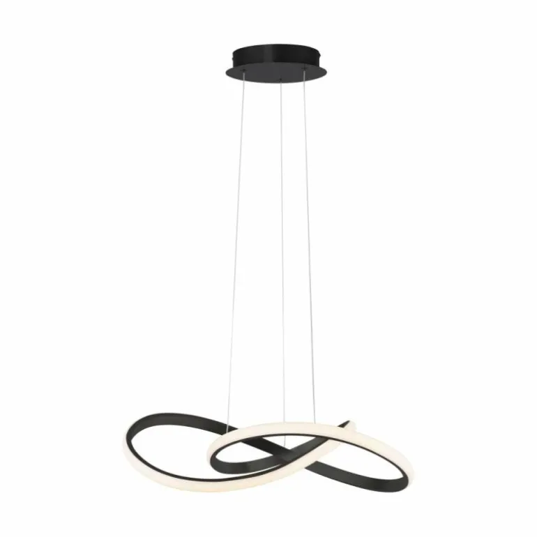 Suspension Leuchten-Direkt MARIA LED Noir, 1 lumière