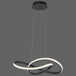 Suspension Leuchten-Direkt MARIA LED Noir, 1 lumière