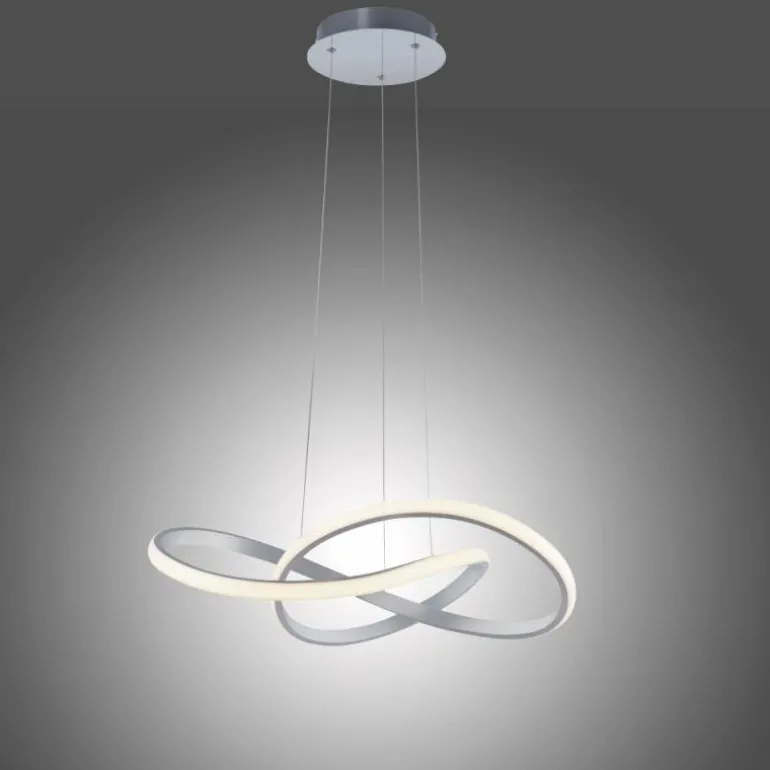 Suspension Leuchten-Direkt MARIA LED Aluminium, 1 lumière