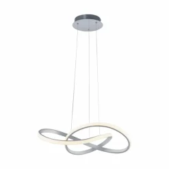 Suspension Leuchten-Direkt MARIA LED Aluminium, 1 lumière