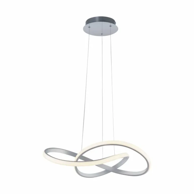 Suspension Leuchten-Direkt MARIA LED Aluminium, 1 lumière