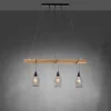 Suspension Leuchten-Direkt SPRING Écru, Noir, 3 lumières