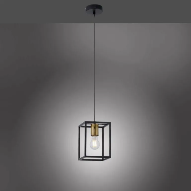 Suspension Leuchten-Direkt FABIO Noir, 1 lumière
