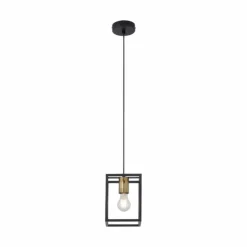 Suspension Leuchten-Direkt FABIO Noir, 1 lumière