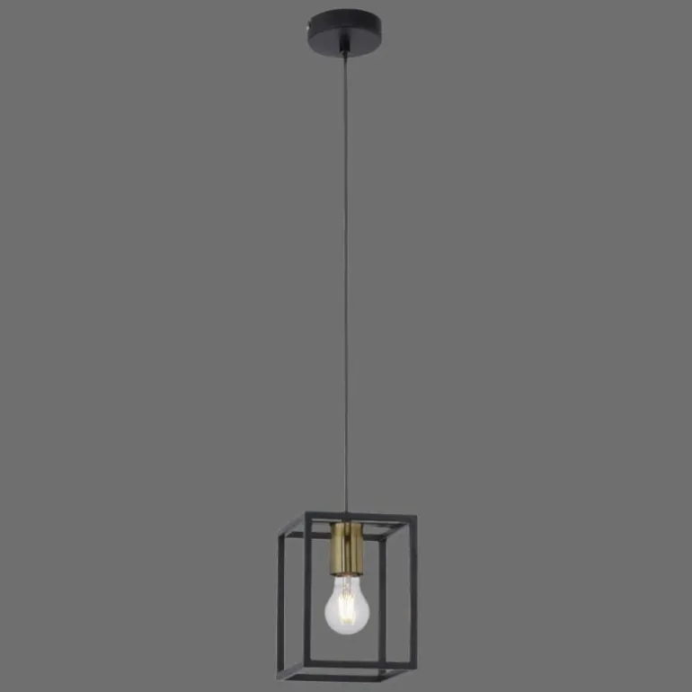 Suspension Leuchten-Direkt FABIO Noir, 1 lumière