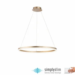 Suspension Leuchten-Direkt TITUS LED Laiton, 1 lumière